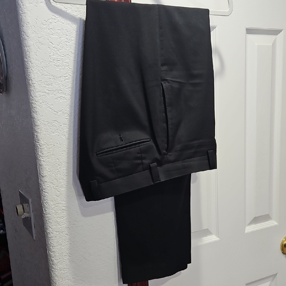 Calvin Klein Collection Men's Classic Black Dress Pants